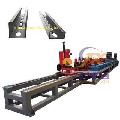 پانل خورشیدی کانال Strut Machine Unistrut C کانال فتوولتائیک پشتیبانی رول فرمینگ دستگاه