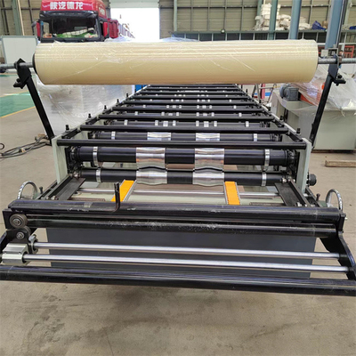 پانل سقف فلزی رول فرمینگ ماشین PLC فیلم کنترل 0.3-0.8mm