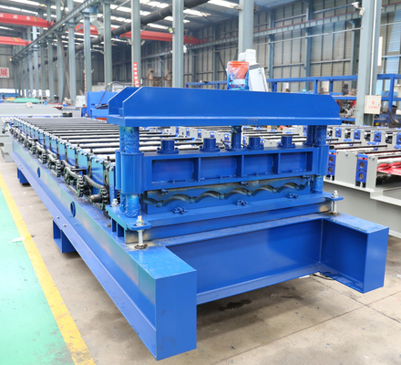 پانل سقف دستگاه رول شکل دهی کاشی لعابدار 0.3-0.8mm فولاد رنگی با سرعت بالا
