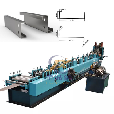 18 ایستگاه غلتکی C Purlin Roll Forming Machine CZ Purlin Roll Forming Machine