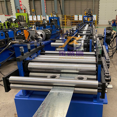 صرفه جویی در انرژی C Z Purlin Roll Forming Machine, PLC Control CZ Channel Rolling Machine