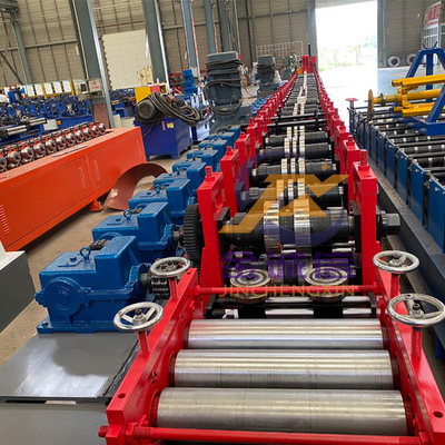 دستگاه رول فرمینگ 380 ولت برای ساختار خورشیدی 41 * 21 میلی متر کانال Unistrut دستگاه رول شکل دهی
