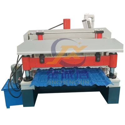 PLC کنترل رنگ لعاب کاشی رول تشکیل دستگاه هیدرولیک برش خدمات طولانی