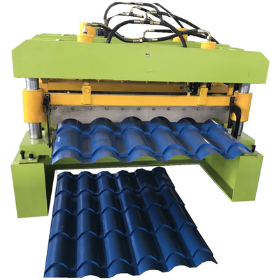 قیمت دستگاه تولید کاشی لعابدار فولادی رنگی تمام اتوماتیک ضخامت 0.3-0.8mm