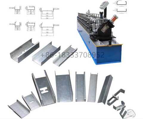 STUD AND TRACK MACHINE U CHANNEL Roll Forming MACHINE برای کانال خزدار