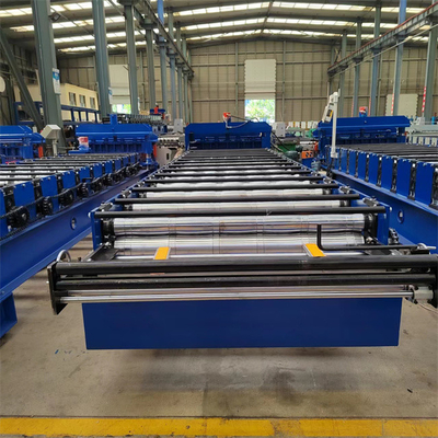 دستگاه شکل دهی رول کاشی لعابدار فلزی طرح جدید برای فولاد رنگی بامبو 0.3-0.8mm