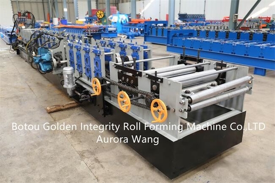 دستگاه رول شکل دهی 25 متری بر دقیقه GI GL CZ Purlin Roll Former Roll Framing Steel Former