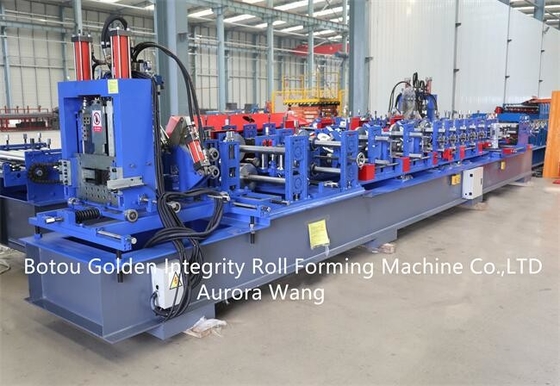 PLC Cz Purlin Forming Machine قاب فولادی Purlin دستگاه ساخت