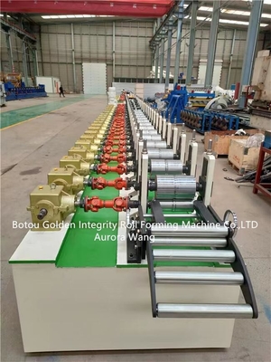 دستگاه کرکره غلتکی اسلتینگ درب آلومینیوم فومینگ PLC سیستم Detla