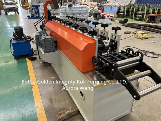 C U Profiles Shape Keel Roll Forming Machine 0.3-1.2mm فولاد گالوانیزه