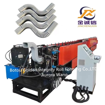 دستگاه شکل دهی لوله فولادی Downspout PLC دستگاه زانویی Downspout