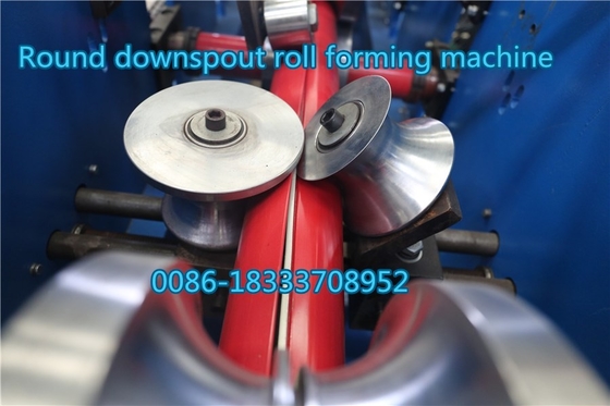 رنگ استیل CZ Purlin Roll Forming Machine Machine Water Gutter Downpipe Roll Forming Machine