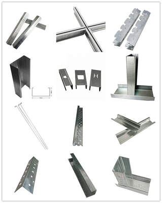 C Track Metal Stud Forming Machine Roll Forming Profile Omega 4KW