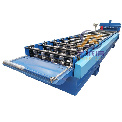 دستگاه شکل دهی رول کاشی لعاب دار 0.3-0.7 میلی متری PLC دستگاه ساخت کاشی مرحله ای
