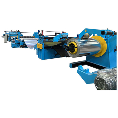 دستگاه خط برش 0.3MM-6MM برای کویل فولادی رنگی گالوانیزه