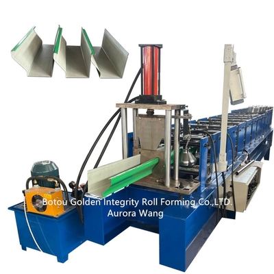 JCX Roof Ridge Cap Roll Forming Machine Machine Roll Forming Downspout بدون درز