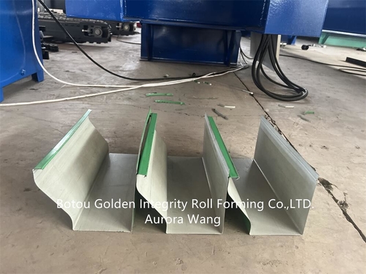 JCX Roof Ridge Cap Roll Forming Machine Machine Roll Forming Downspout بدون درز