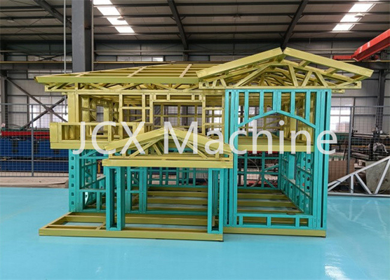ضخامت 0.75-1.2mm دستگاه قاب فولادی نور سنج 300-700 متر در ساعت