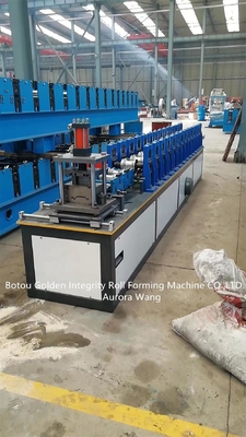 4KW شاتر درب رول فرمینگ ماشین قالب برش PLC کنترل