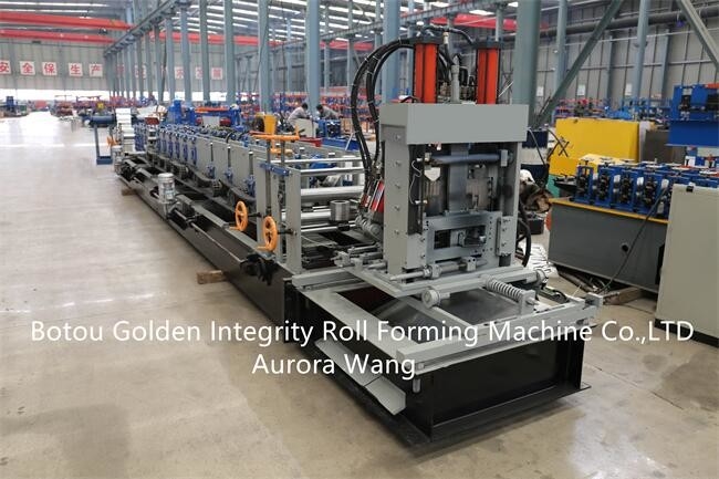 دستگاه رول شکل دهی 25 متری بر دقیقه GI GL CZ Purlin Roll Former Roll Framing Steel Former