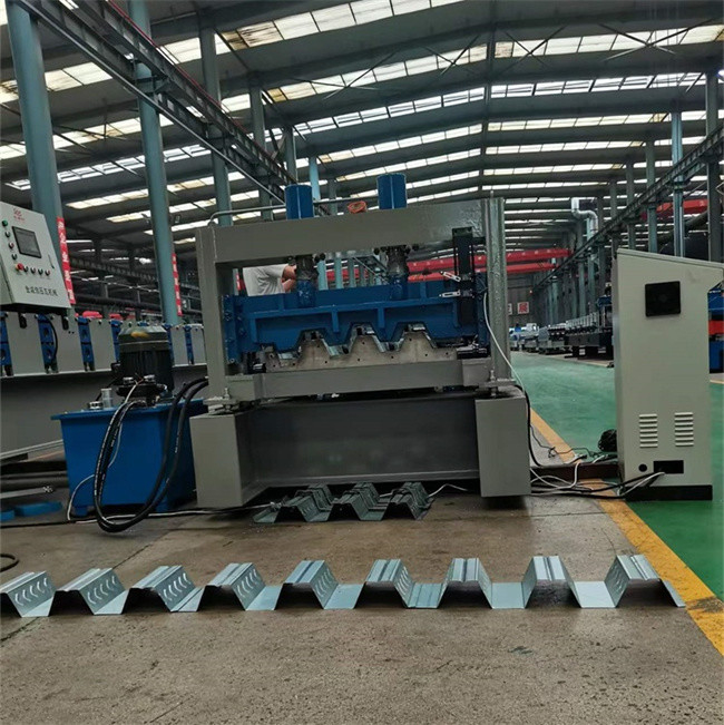 دستگاه رول شکل دهی کف فولادی رنگی به ضخامت 0.8-1.5mm